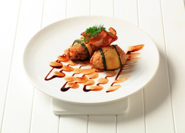 Kabak içinde sarılı kıyma