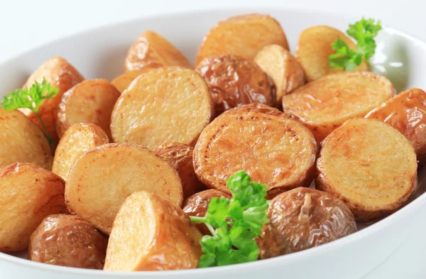 Gebratene neue Kartoffeln — Stockfoto