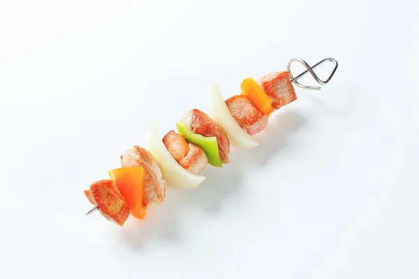 Pork skewer — Stock Photo, Image