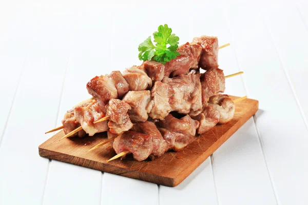 Pork skewers — Stock Photo, Image