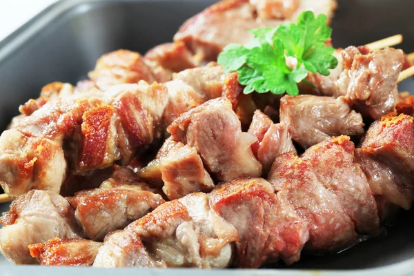 Pork skewers — Stock Photo, Image