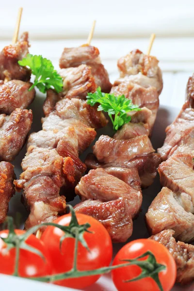 Brochetas de cerdo — Foto de Stock