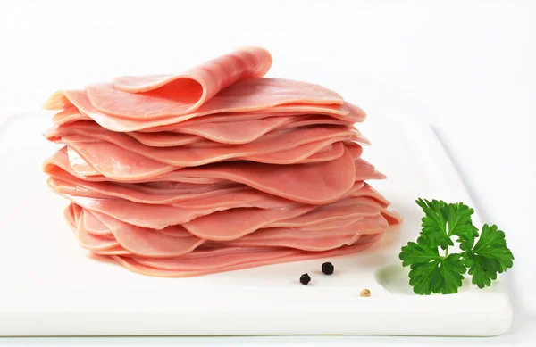 Prosciutto affettato — Foto Stock