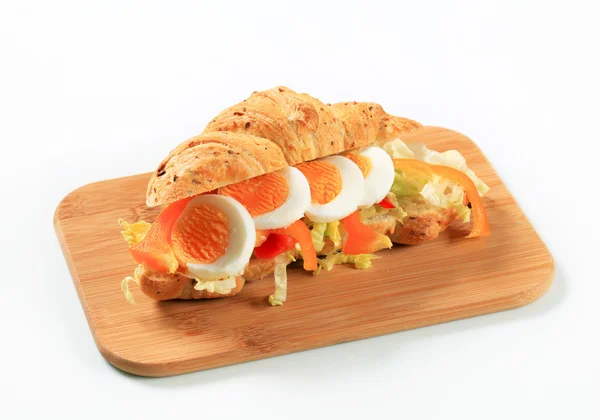 Egg submarine sandwich — Stock Photo, Image