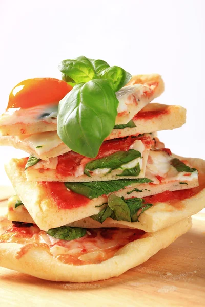 Pizza Alla Bismarck — Stock Photo, Image