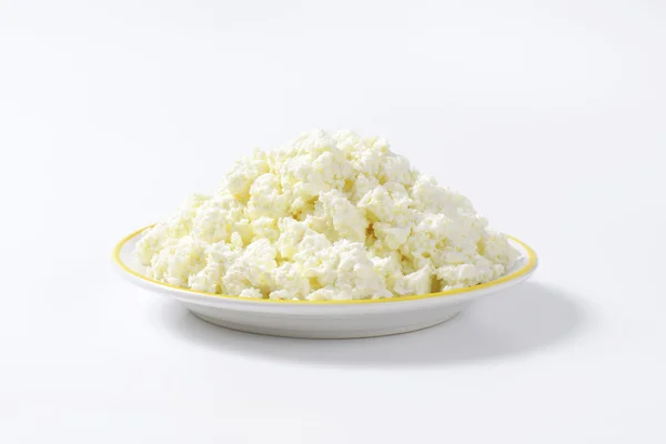 Crumbly white cheese — Stock Photo, Image