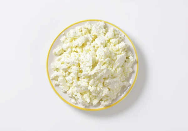 Queijo branco crumbly — Fotografia de Stock