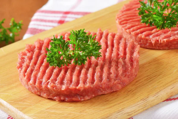 Hamburger pasteitjes — Stockfoto