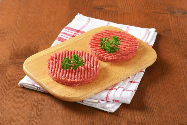 Hamburger köftesi — Stok fotoğraf