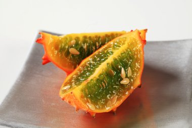 Horned melon clipart