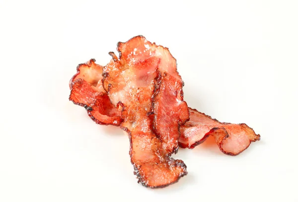 Strisce di pancetta fritte — Foto Stock