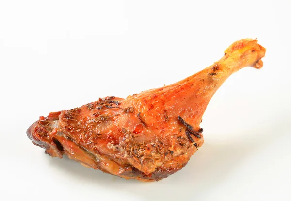 Roast duck leg — Stockfoto