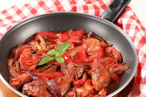 Liver stir fry — Stock Photo, Image