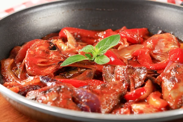 Liver stir fry — Stock Photo, Image