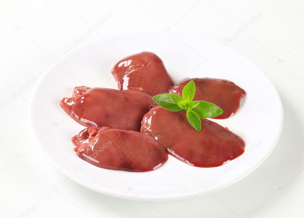 Raw chicken liver