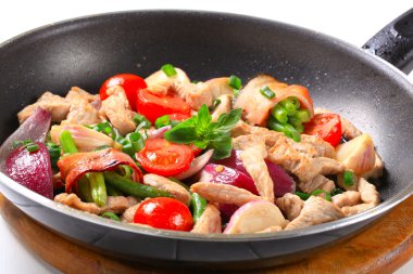 tavuk sebze stir fry