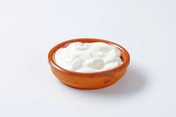 Yogurt bianco — Foto Stock