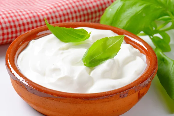 Yogur blanco — Foto de Stock