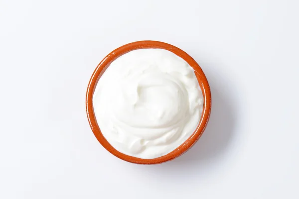 White yogurt — Stock Photo, Image