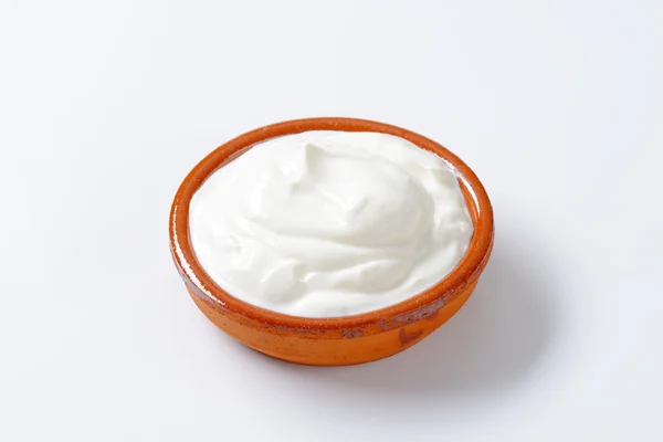 White yogurt — Stock Photo, Image