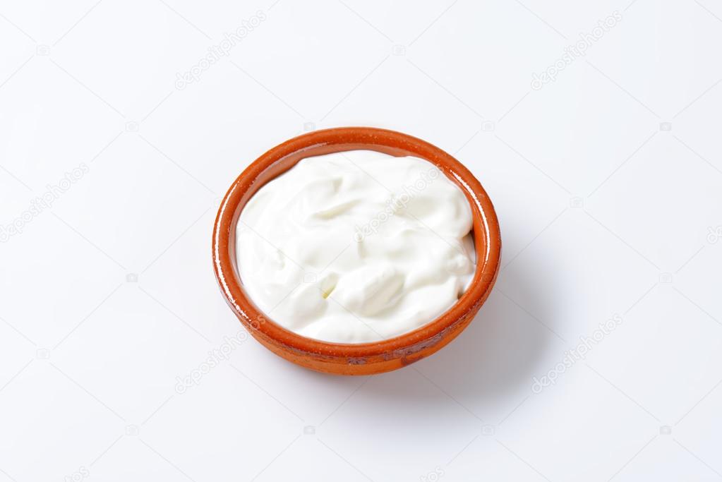 white yogurt
