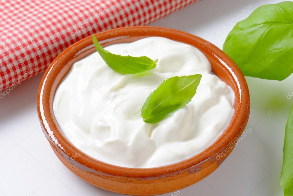 white yogurt