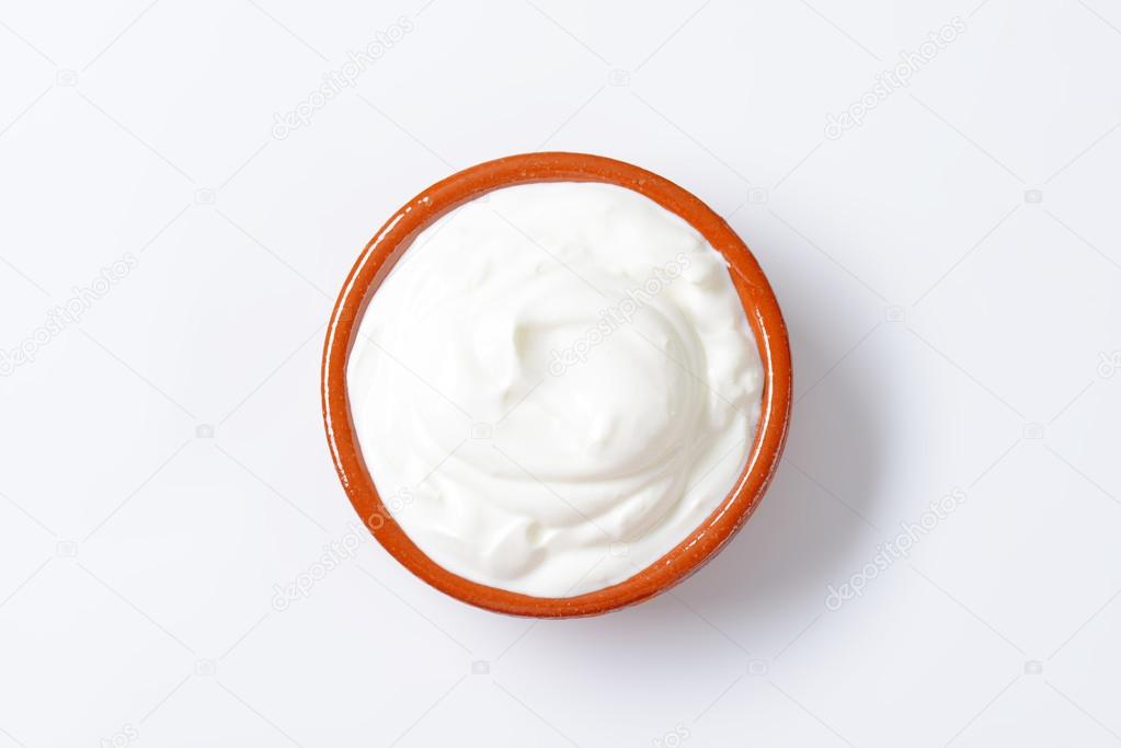 white yogurt