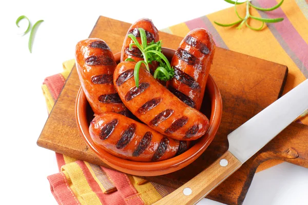 Grilled sausages — Stock Photo, Image