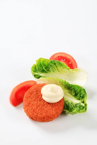 Fried breaded cheese — Stock Photo, Image