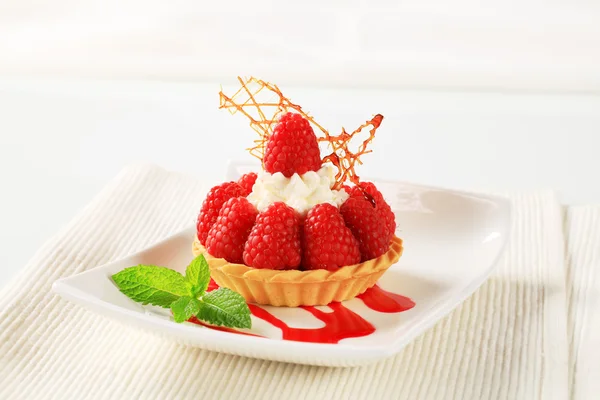 Raspberry tart — Stock Photo, Image