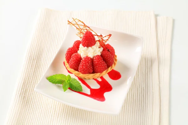 Raspberry tart — Stock Photo, Image