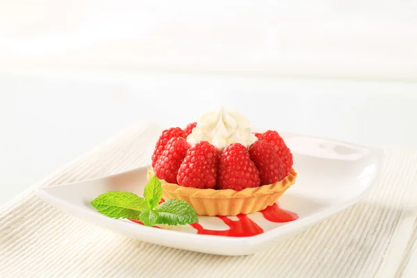 Raspberry tart — Stock Photo, Image