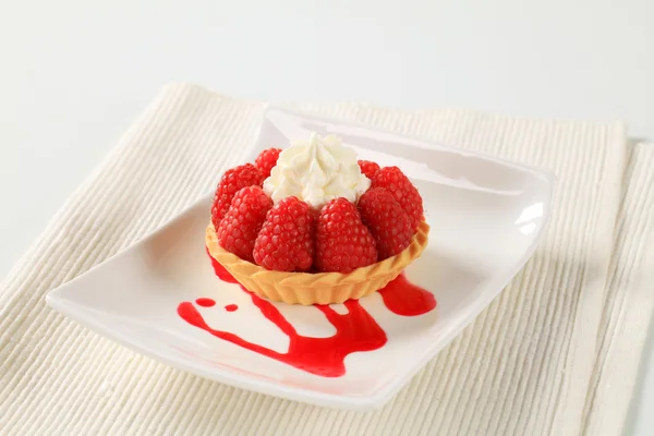 Raspberry tart — Stock Photo, Image