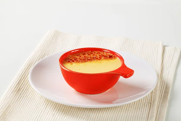 Brulee cremoso — Fotografia de Stock