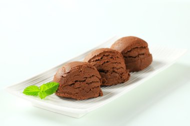 çikolatalı dondurma.