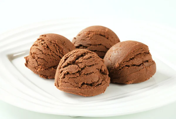 Chocolate ice cream — Stock Photo, Image