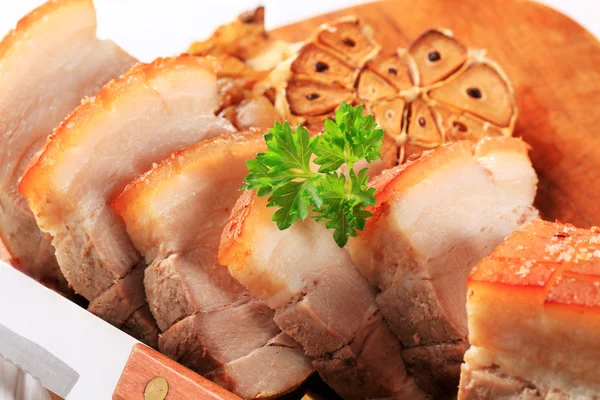 Roast pork belly — Stock Photo, Image