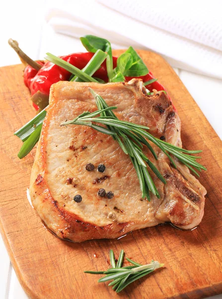 Rosemary pork chop — Stock Photo, Image