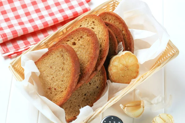 Pan fried bread — Stock Photo, Image