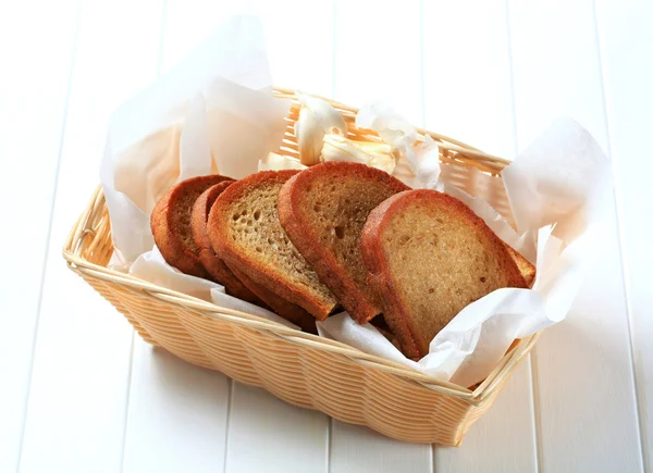煎面包 — 图库照片