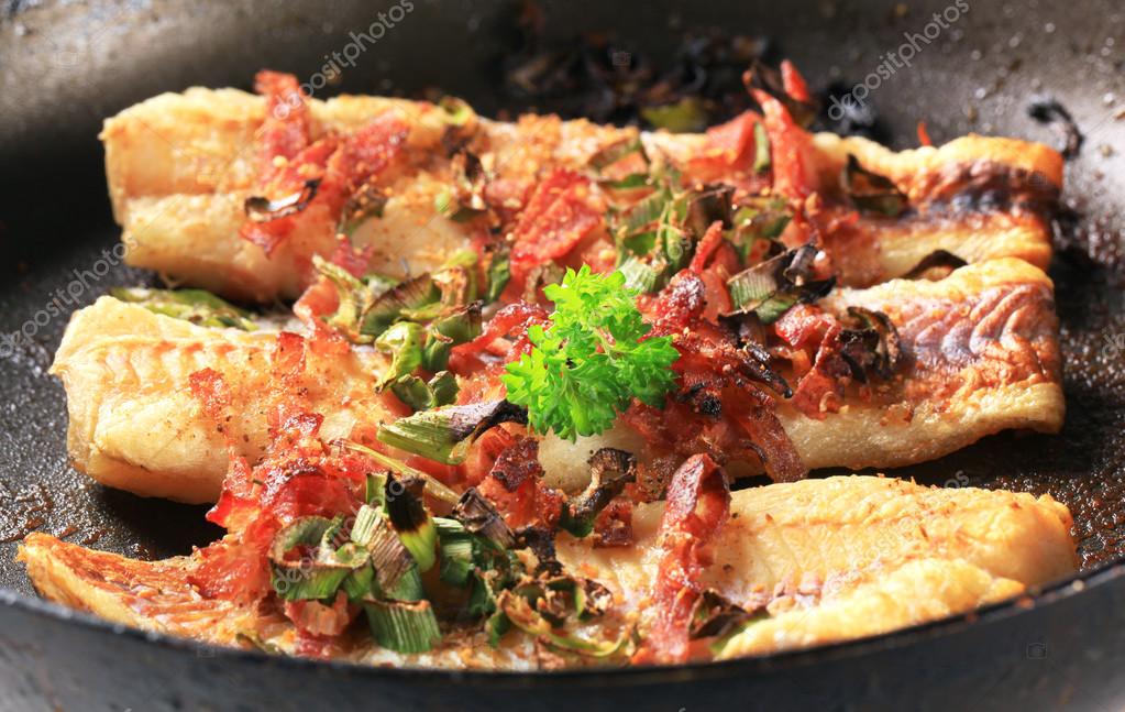 Pan fried fish fillets — Stock Photo © ajafoto #75968931