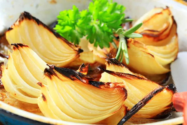 Pan roasted onion — Stock Photo, Image