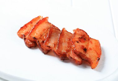 Pan fried salt pork