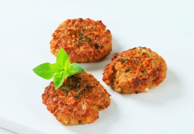 Fried vegetable burgers
