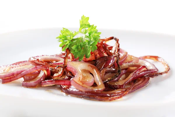 Sauteed onion — Stock Photo, Image