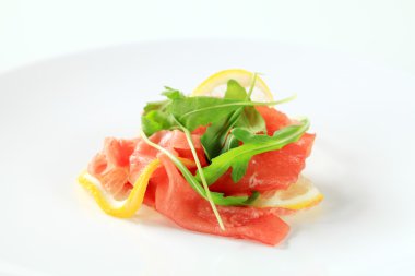 limon ve Dana carpaccio