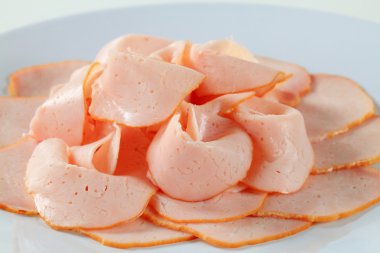 Delicately sliced chicken breast