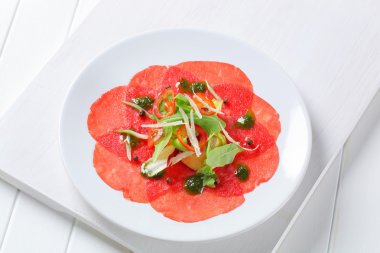 sığır carpaccio