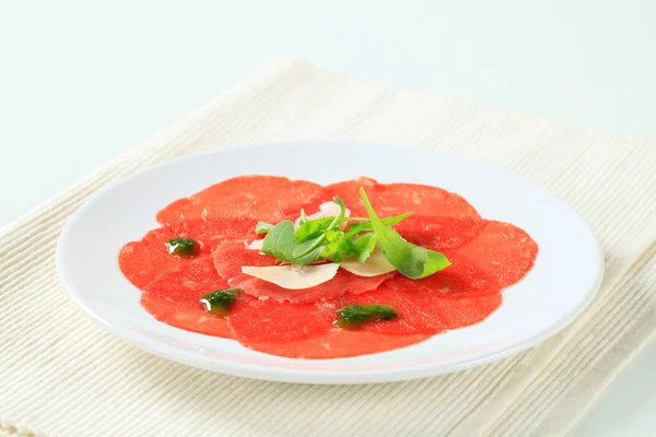 Beef Carpaccio — Stock Photo, Image