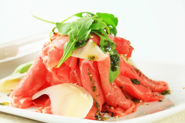 Biff carpaccio — Stockfoto